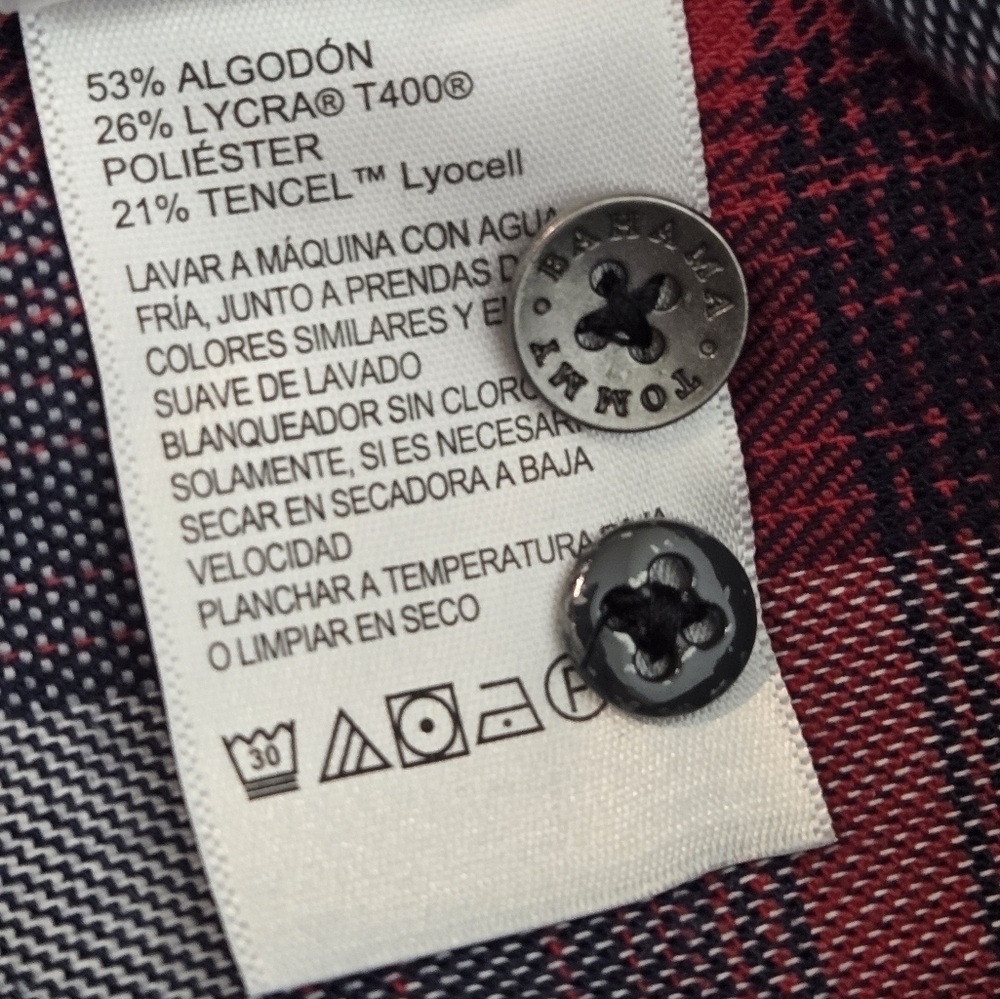 Tommy Bahama Men’s Canyon Beach Cozy Stretch Flannel Plaid size XXL - Picture 16 of 16
